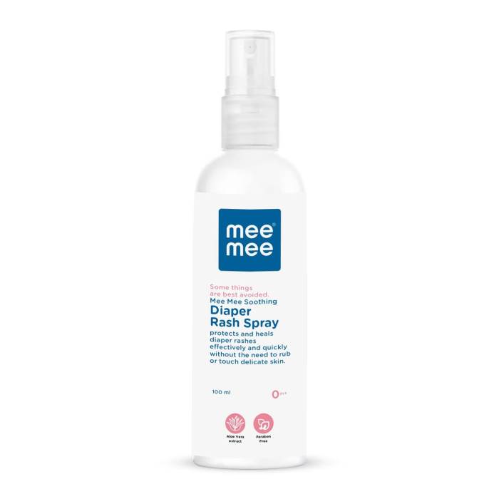 Mee Mee Soothing Diaper Rash Spray | Rash treatment spray for baby | 100 ml with natural ingredients