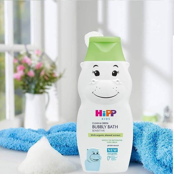 HiPP Kids Bubble Bath Clean & Green Hippo, 300ml