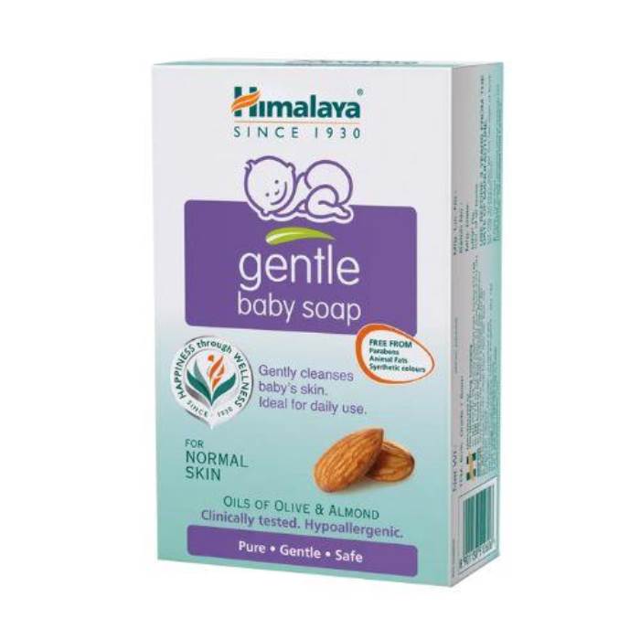 Himalaya Gentle Baby Soap - With Oils Of Olive & Almond, For Daily Use,