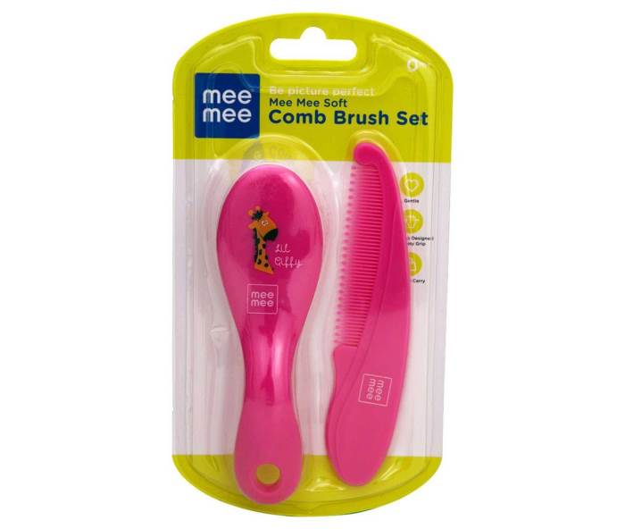 Mee Mee Comb and Brush Set (Regular, Blue)