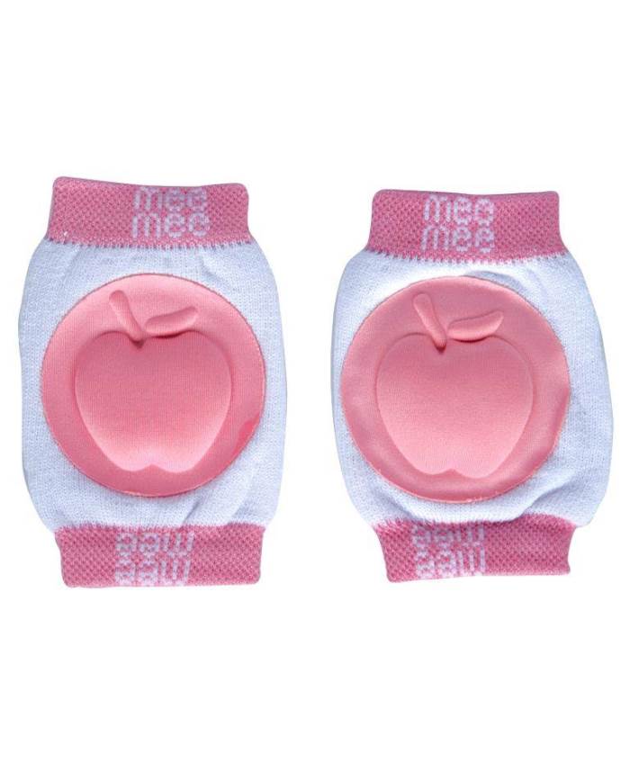 Mee Mee Soft Baby Knee/Elbow Pads for Crawling, Anti-Slip Padded Stretchable Elastic, Breathable Cotton Comfortabl