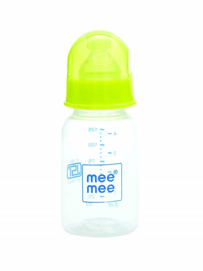Mee Mee Premium Baby Feeding Bottle (125ml,Green)