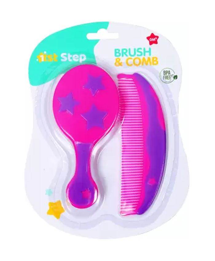 1st Step BPA Free Brush And Comb Grooming Set – Pink And Purple