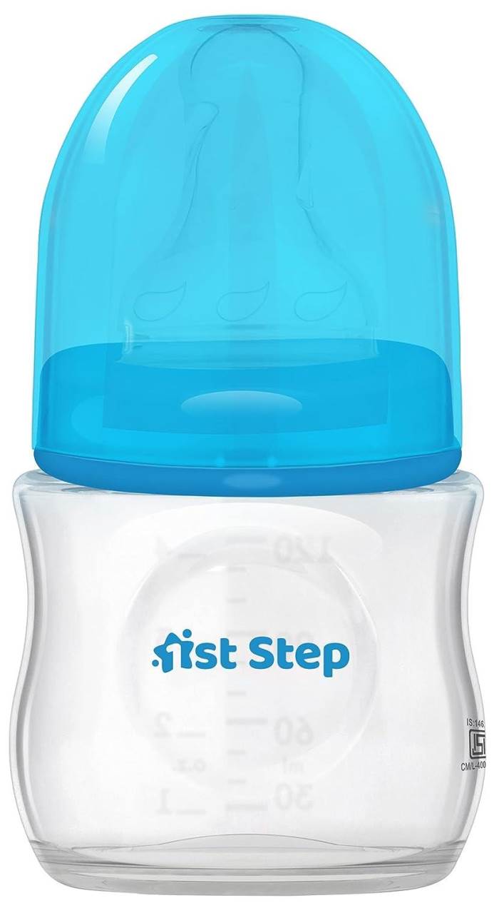 1st Step 2 oz/60 ml BPA Free Feeding Bottle- (Blue, 2 oz./60 ml.)