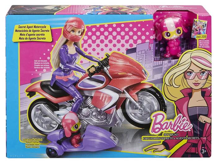 Barbie Spy Squad Secret Agent Motorcycle, Multi Color