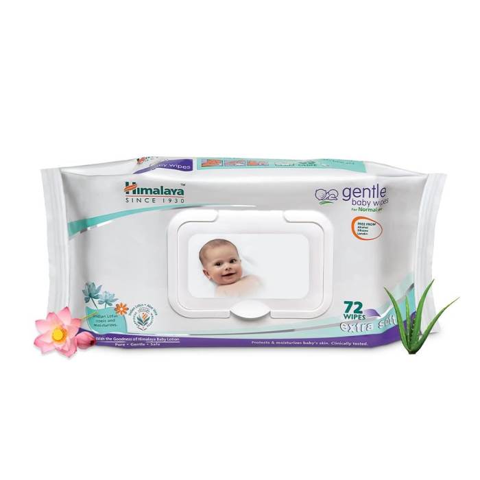Himalaya Gentle Baby Wipes - Wipe gently with the power of herbs