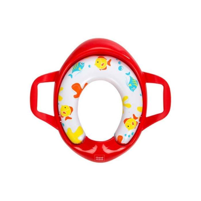 Mee Mee Red Soft Cushioned Potty Seat with Support Handles