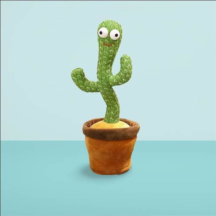SMILE BABY Talking & Dancing Cactus Toy , Funny Education Toys for Babies Children Playing, Home Decorate