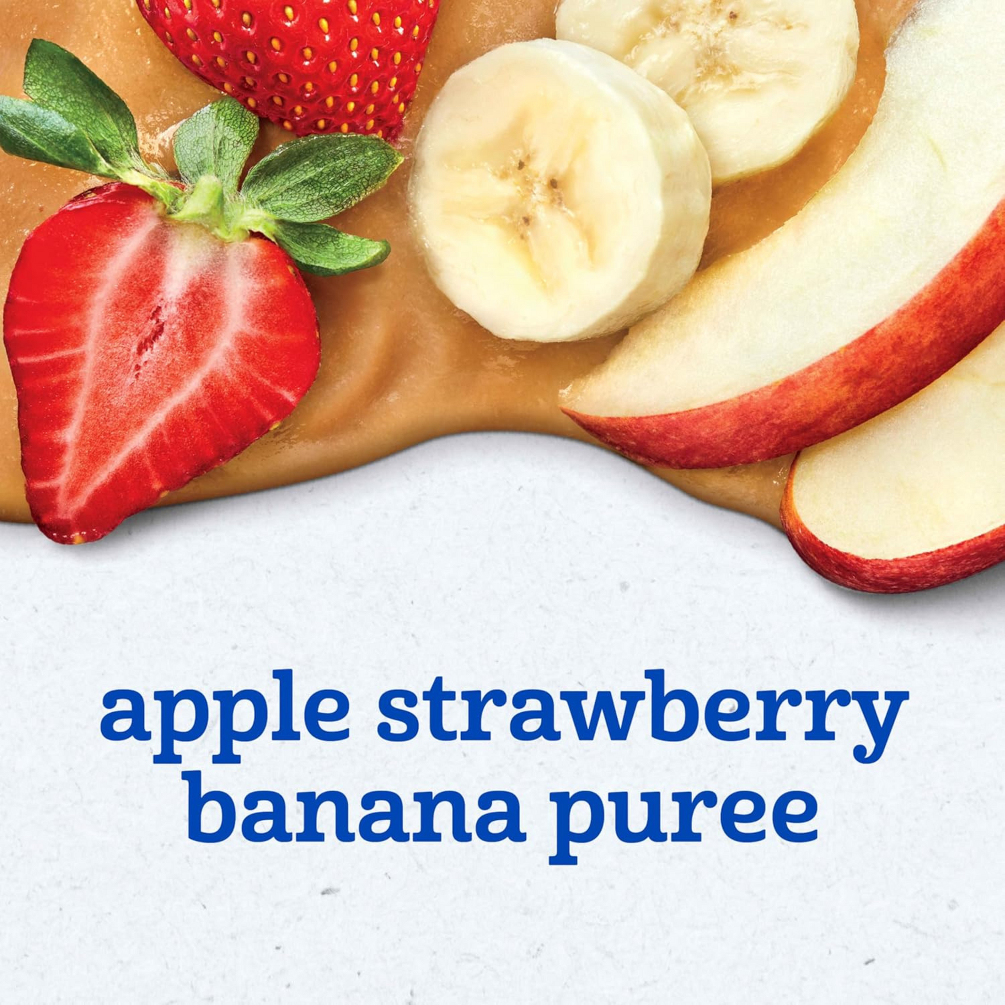 Gerber, Natural for Baby, 2nd Foods, Apple, Strawberry, Banana, 3.5 oz (99 g)