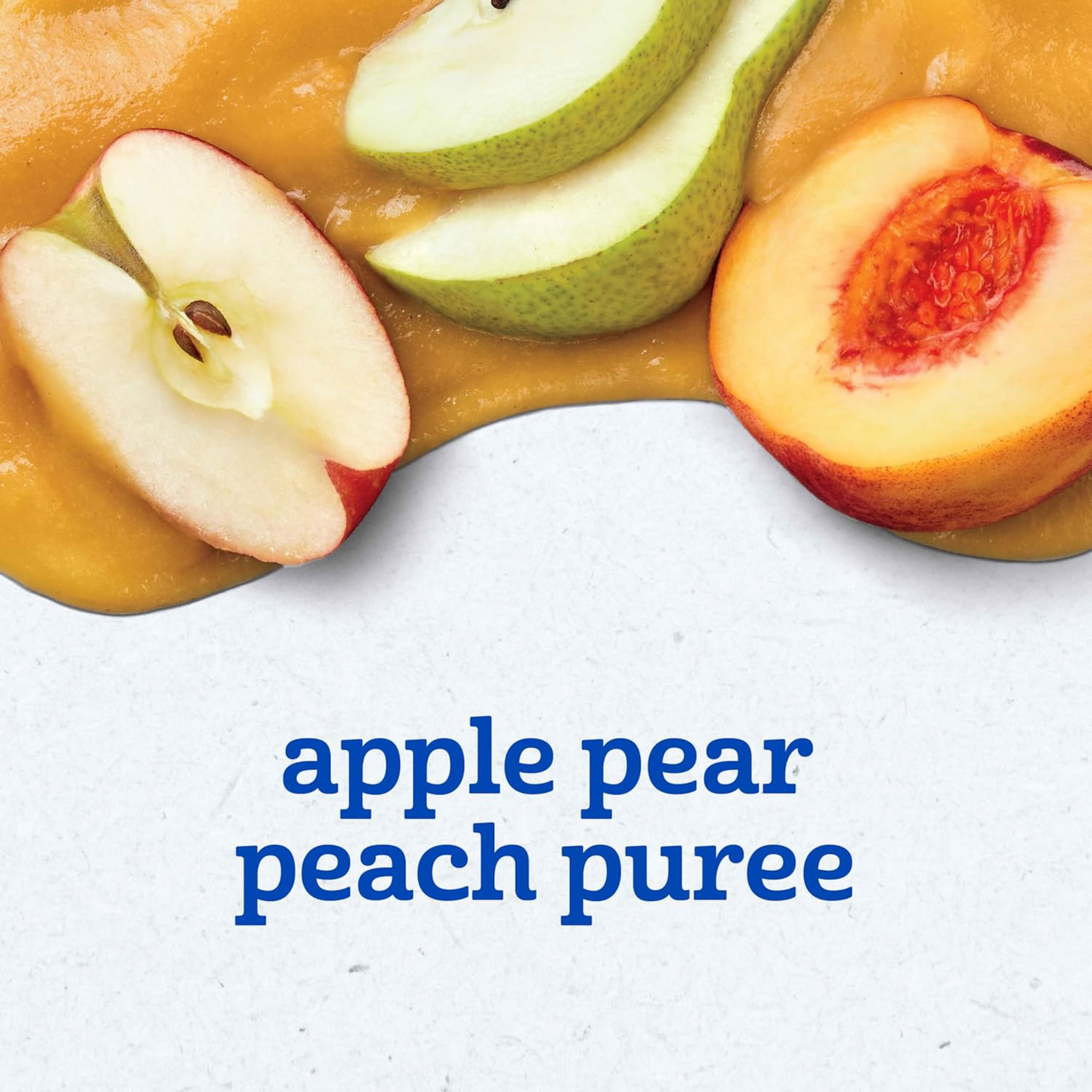 Gerber Toddler Baby Food Pouch Non-GMO Apple Pear Peach - 3.5 oz