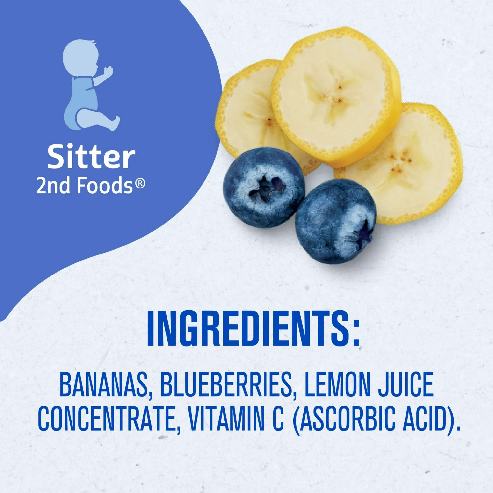 Gerber Toddler Baby Food Pouch - Banana Blueberry - 3.5oz
