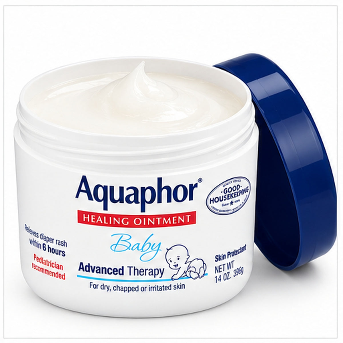 Aquaphor Baby Advanced Therapy Healing Ointment Skin Protectant 14 Ounce Jar 