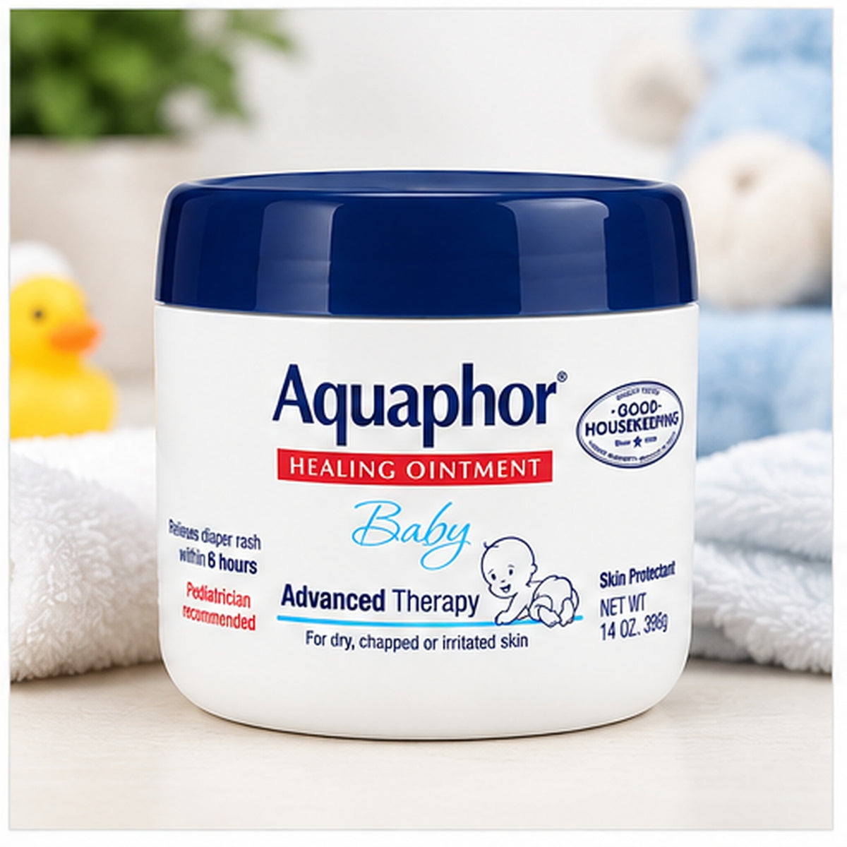 Aquaphor Baby Advanced Therapy Healing Ointment Skin Protectant 14 Ounce Jar 