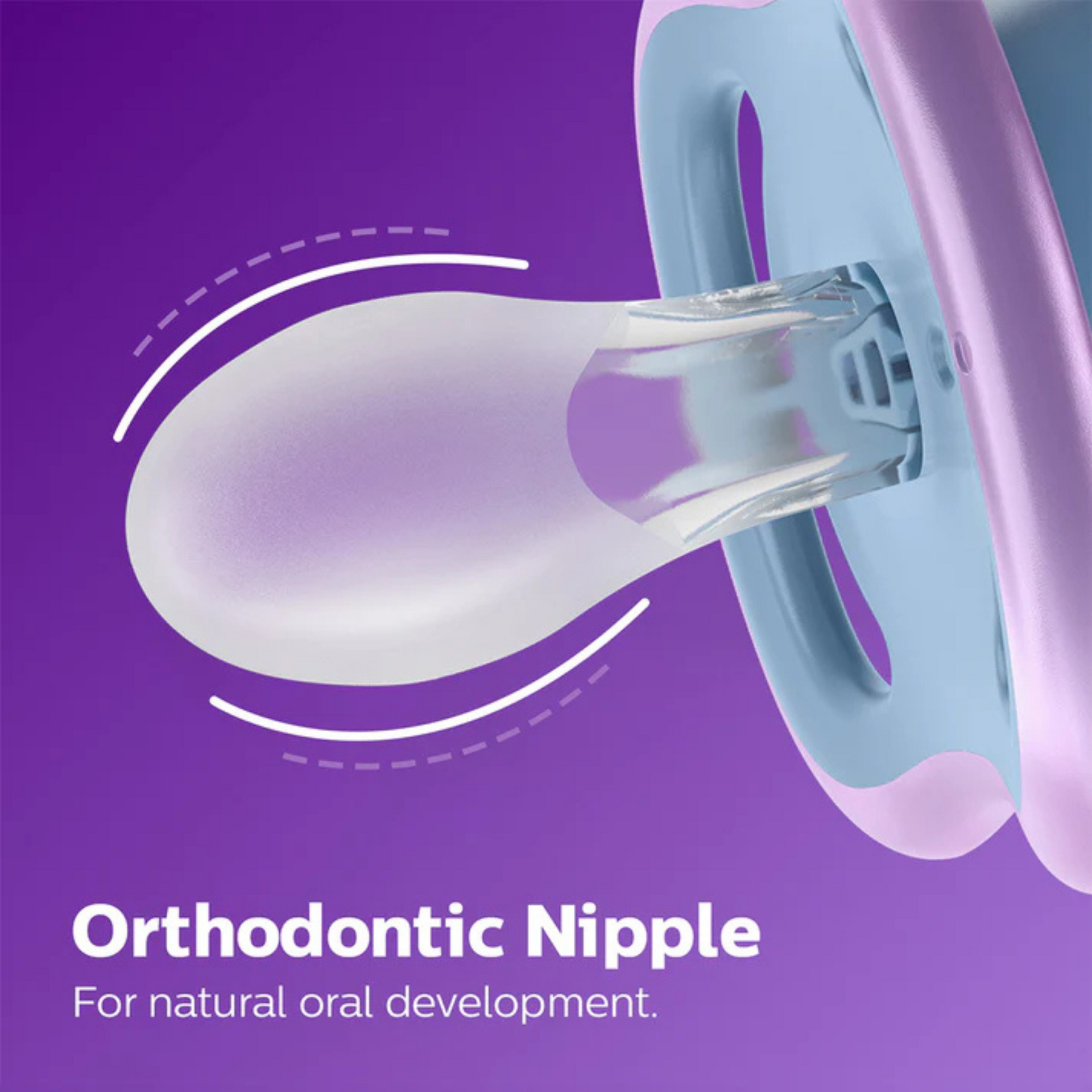 Philips Avent Ultra Air Soother-With Airholes Ventilate Baby's Skin-Orthodontic-Promotes Natural Oral Development-Sterilizing Case Included-Green & Purple-0 to 6M-Pack of 2-Pacifier