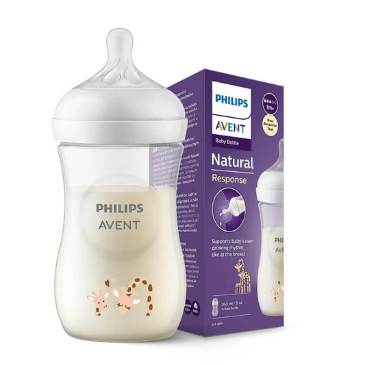 Philips Avent Natural Response Baby Bottle - 260 ml (Giraffe)
