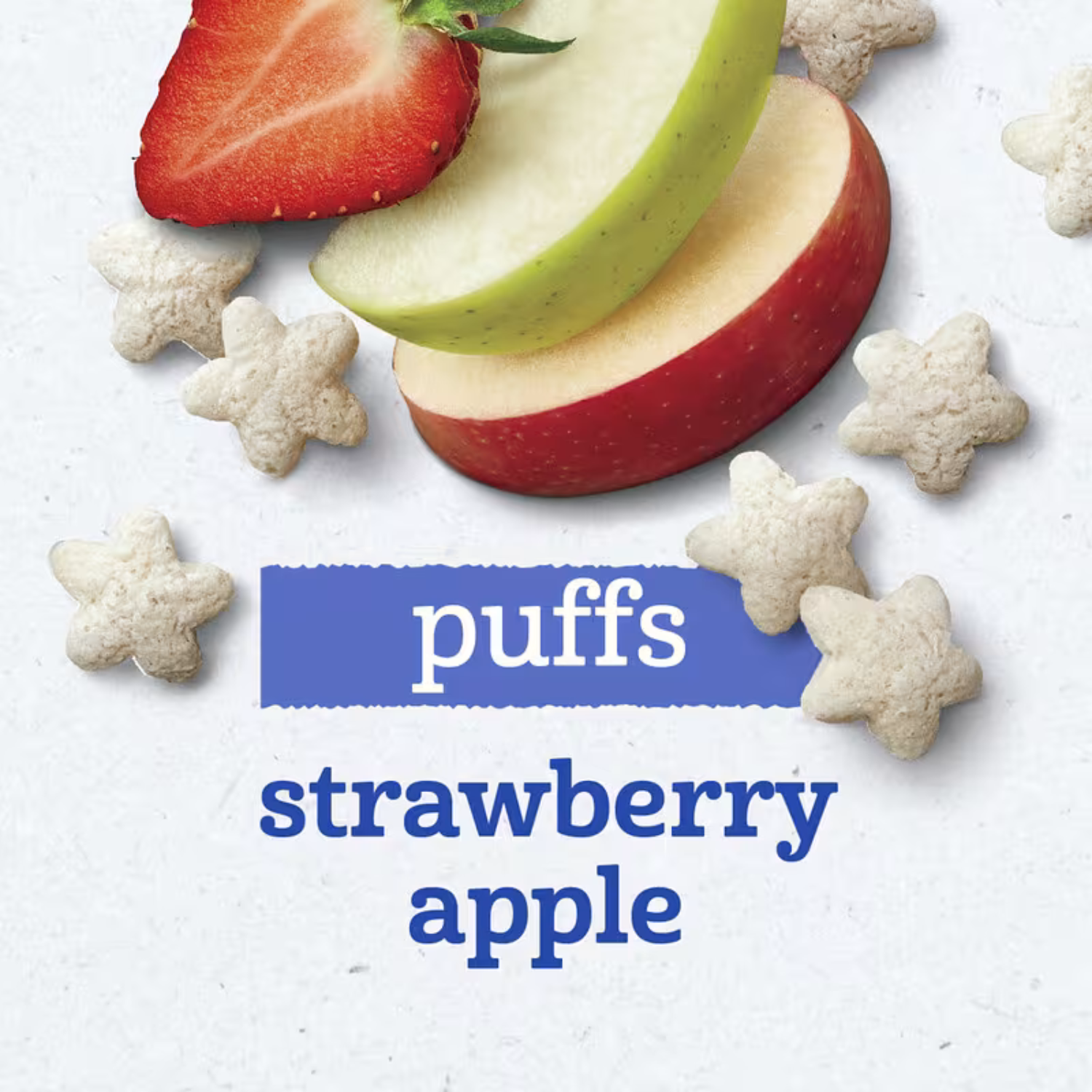 Gerber, Snacks for Baby, Grain & Grow, Puffs, Puffed Grain Snack, 8+ Months, Strawberry Apple, 1.48 oz (42 g)