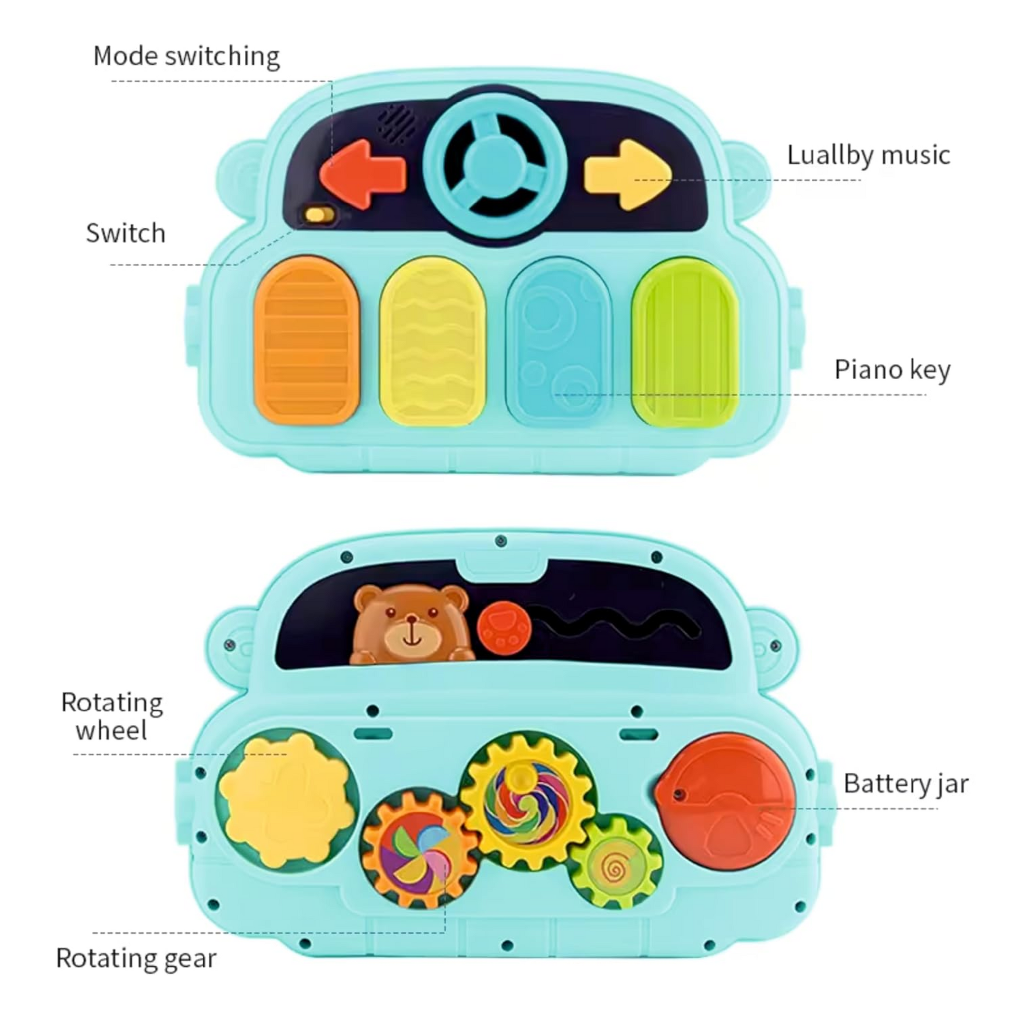 Smile Baby 2-in-1 Musical Baby Play Gym with Convertible Walker: Fun and Learning Combined