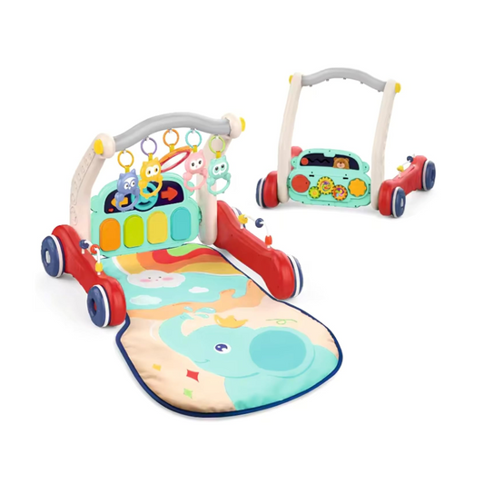 Smile Baby 2-in-1 Musical Baby Play Gym with Convertible Walker: Fun and Learning Combined