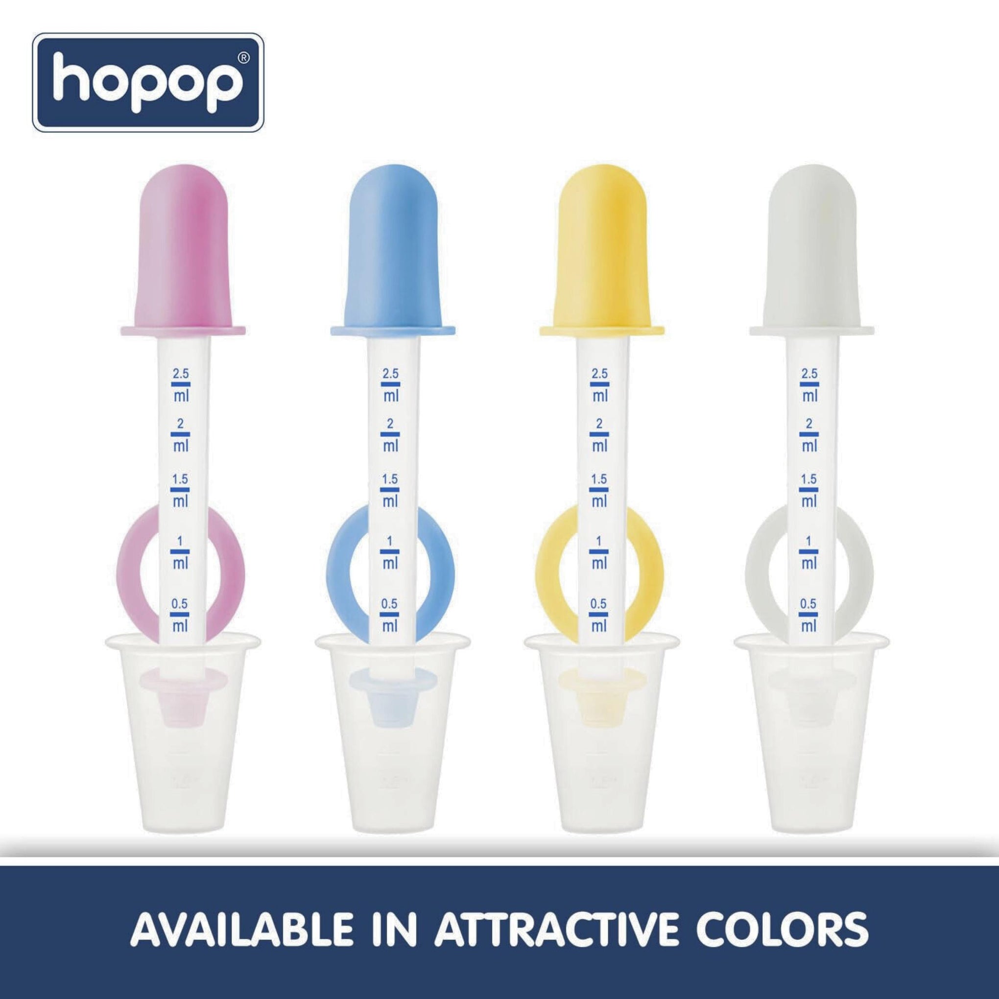 Hopop Medicine Dropper & Dispenser 2004A YELLOW