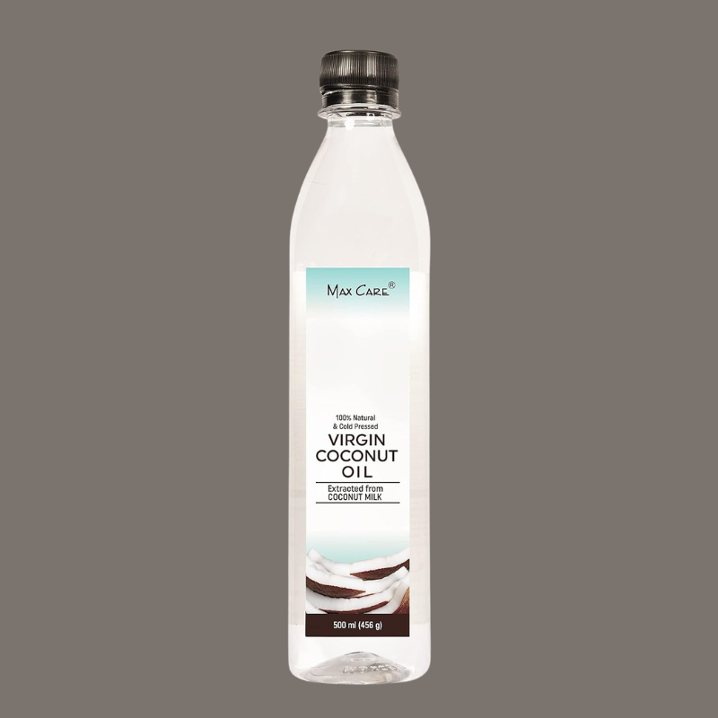 Max Care Virgin Coconut Oil – 100% Natural & Cold Pressed (Extracted from Coconut Milk) 
