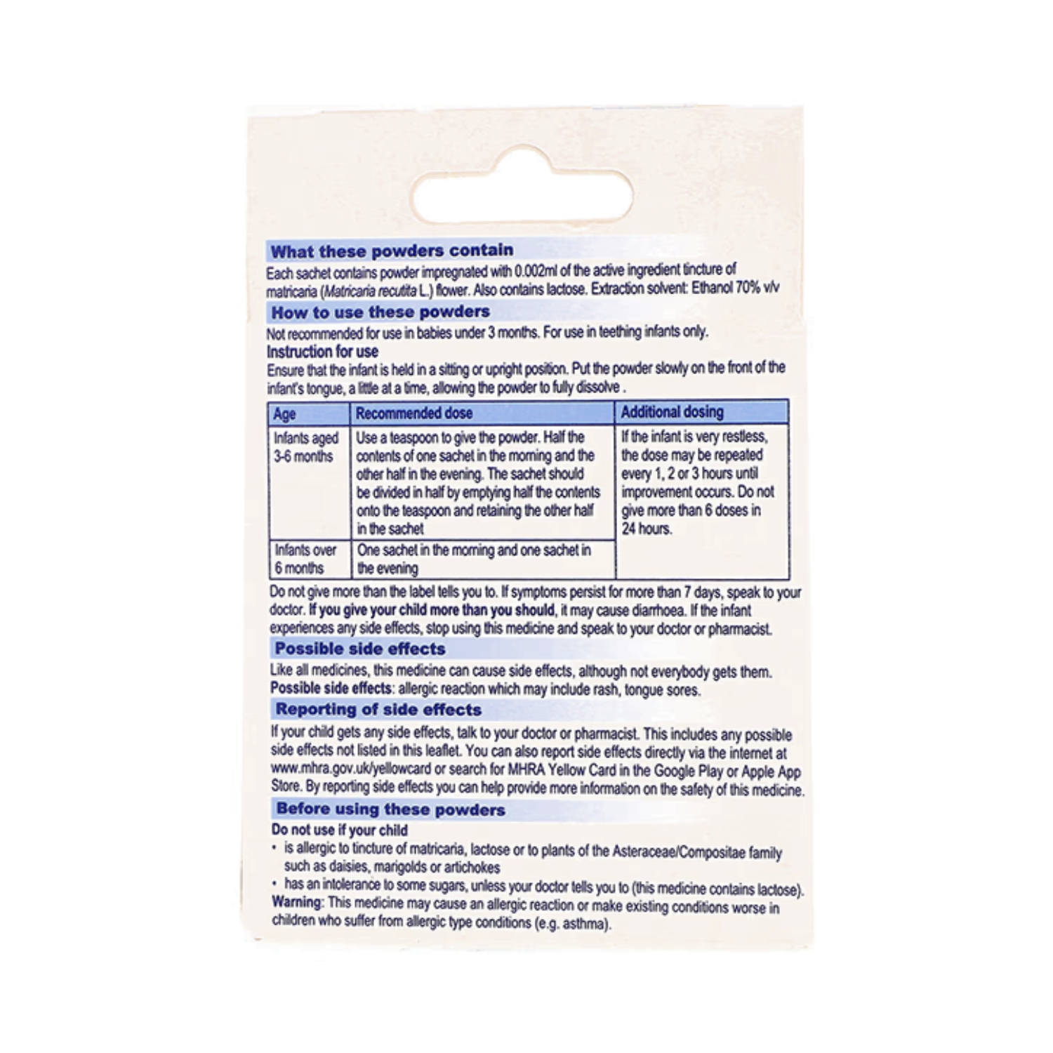 Ashton & Parsons Infant Teething Powder – 10 Sachets | Teething Pain Relief for Babies