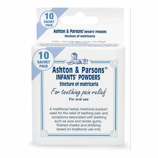 Ashton & Parsons Infant Teething Powder – 10 Sachets | Teething Pain Relief for Babies
