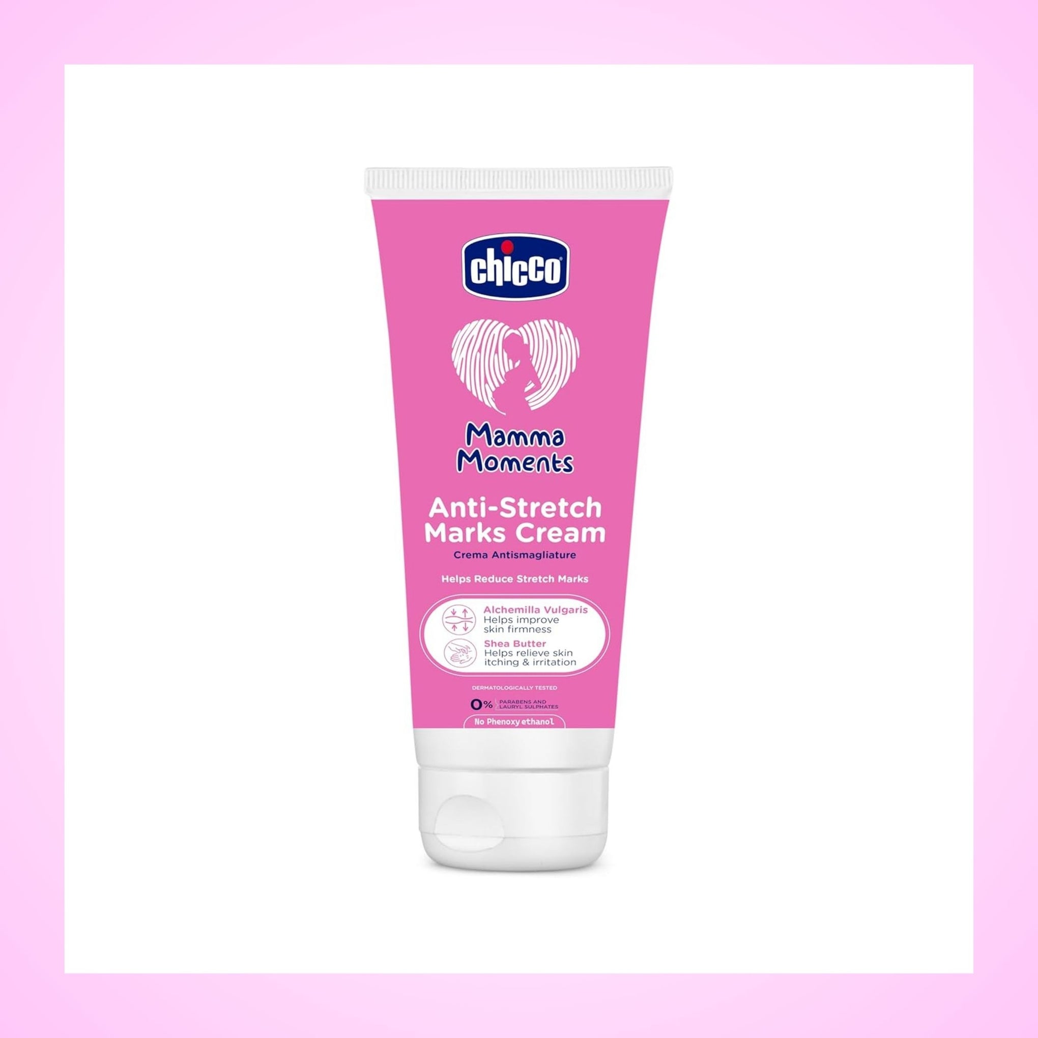 Chicco stretch mark cream - 75GM | Best Anti-Stretch Marks Cream for Pregnancy – No Harmful Chemicals