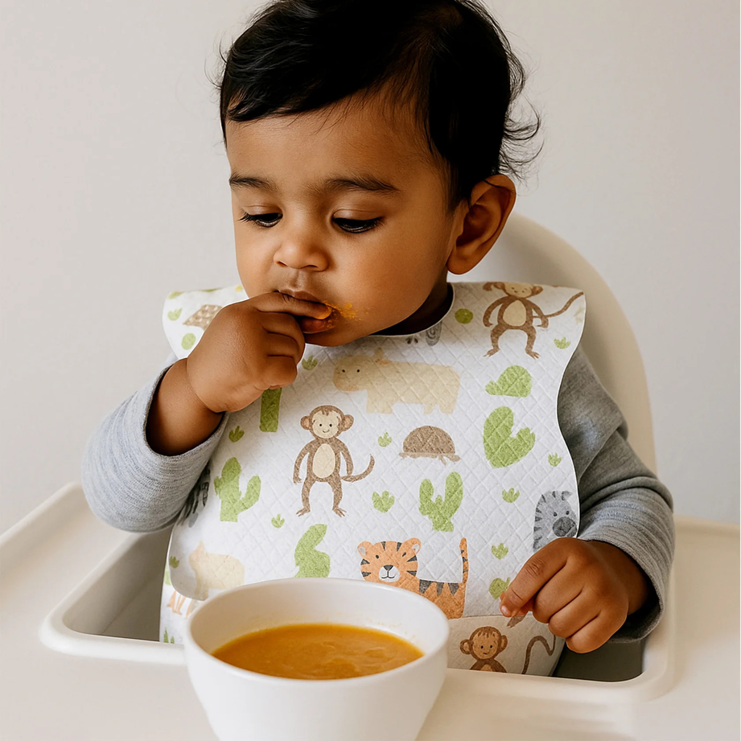 Smile Baby Disposable Baby Soft Travel Bibs – Waterproof, Leak-Proof, Pack of 30 Pieces