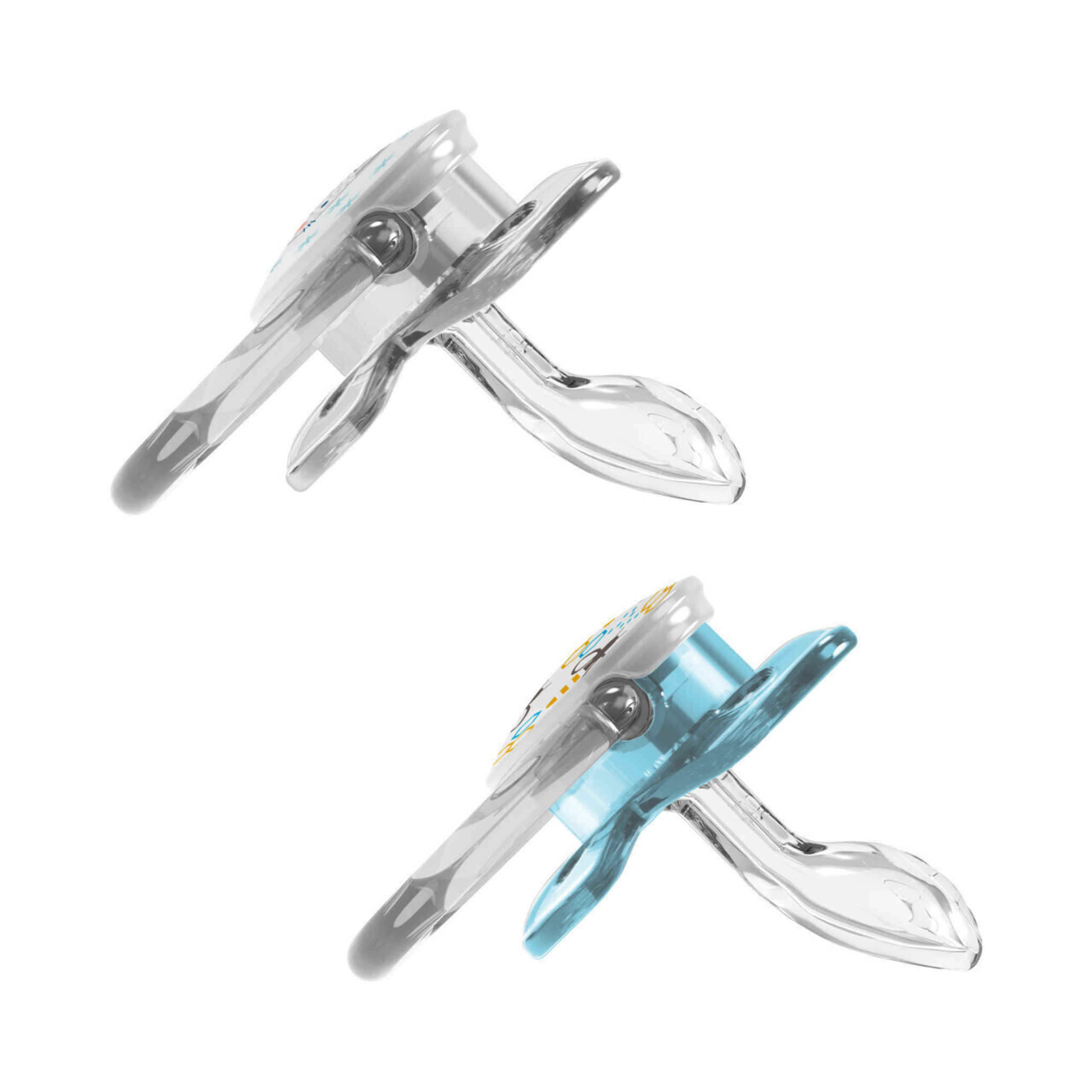 Dr Brown's PreVent Contoured Pacifier Stage 1 BLUE PV12402GBX (0-6m) – 2 pcs