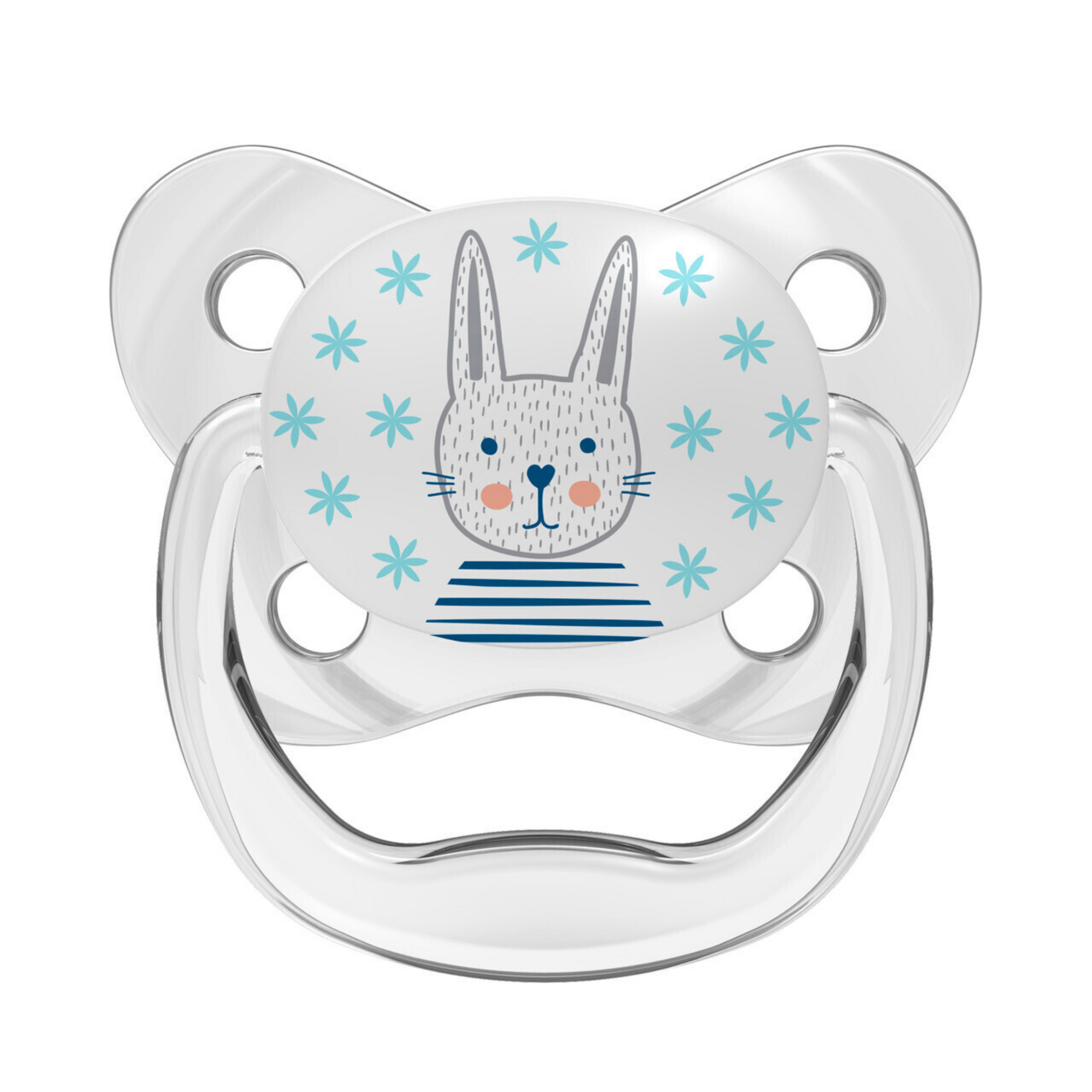 Dr Brown's PreVent Contoured Pacifier Stage 1 BLUE PV12402GBX (0-6m) – 2 pcs