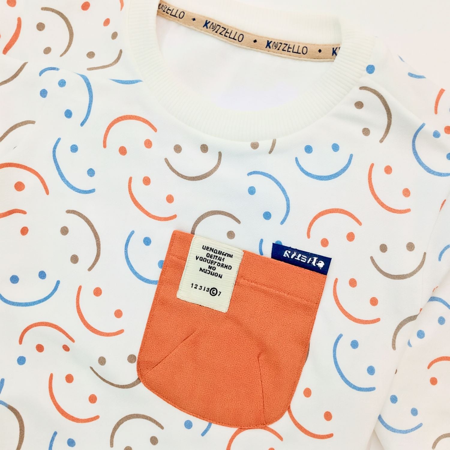 Smile Baby Boys Sweatshirt with Cargo Pants Set – Olive & Rust | 0-3 Years