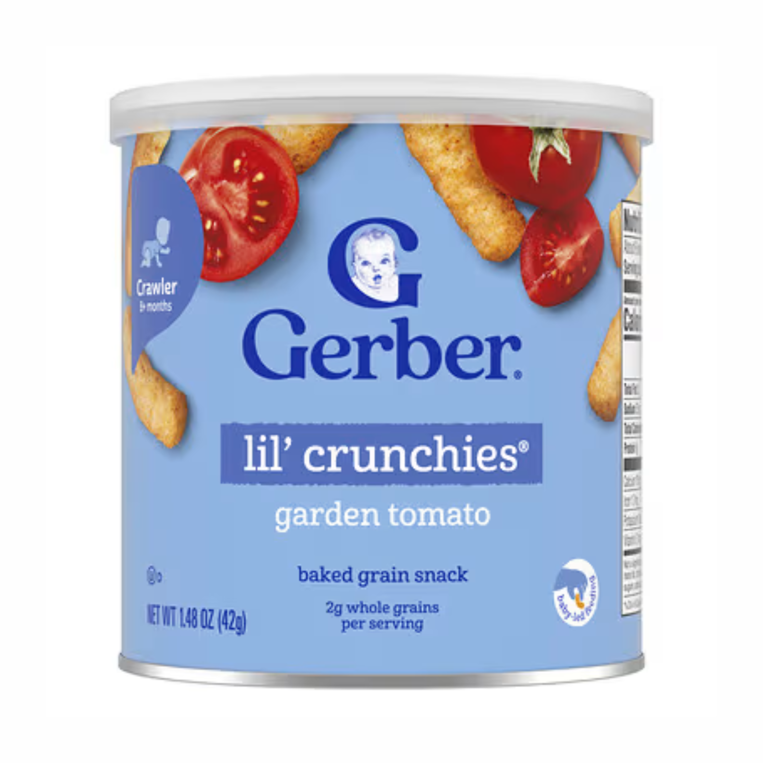 Gerber Baby Food Garden Tomato Crunchies Baby Snacks -8m