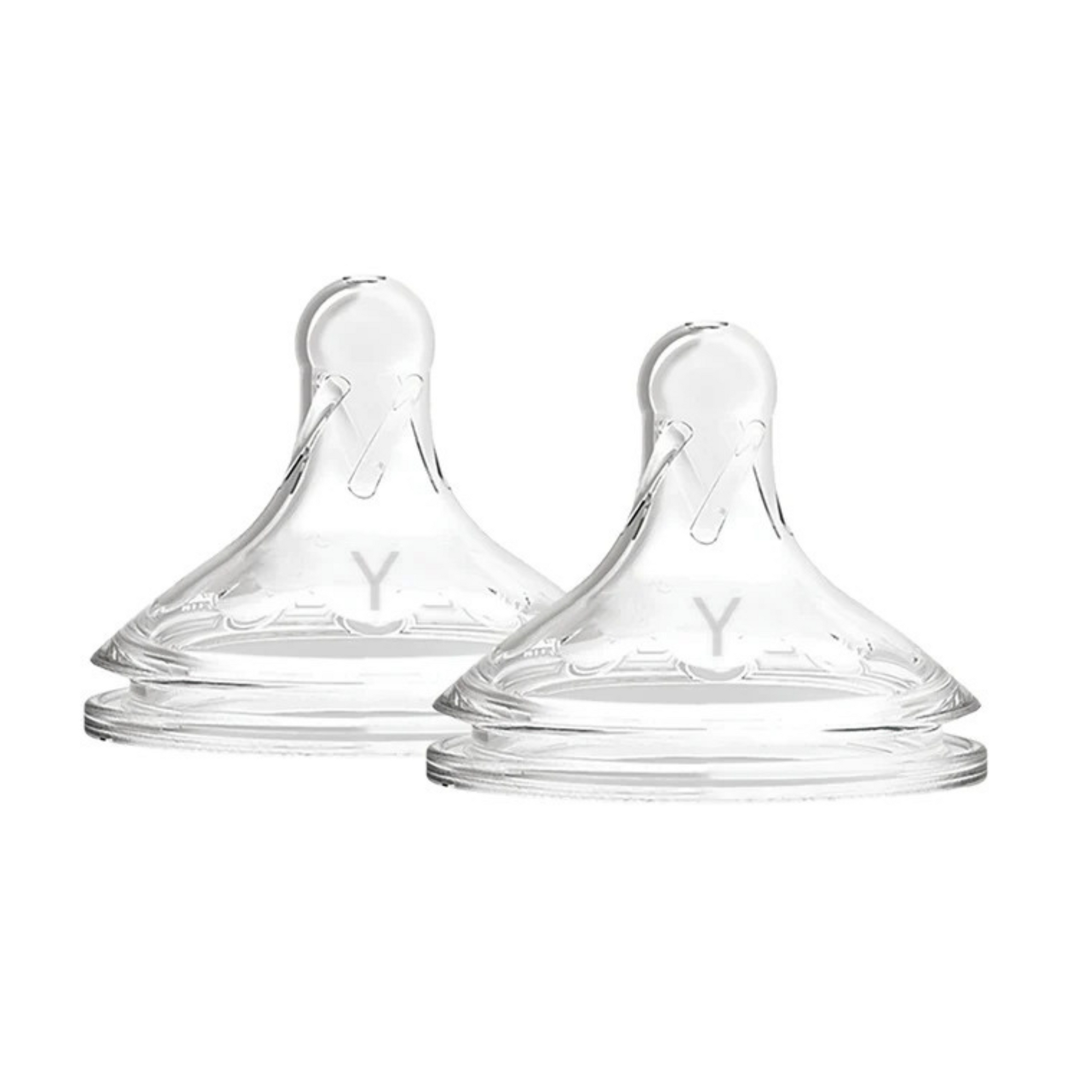 Dr Brown's Y-cut Wide Neck Bottle Teats 2pk WNY201GBX