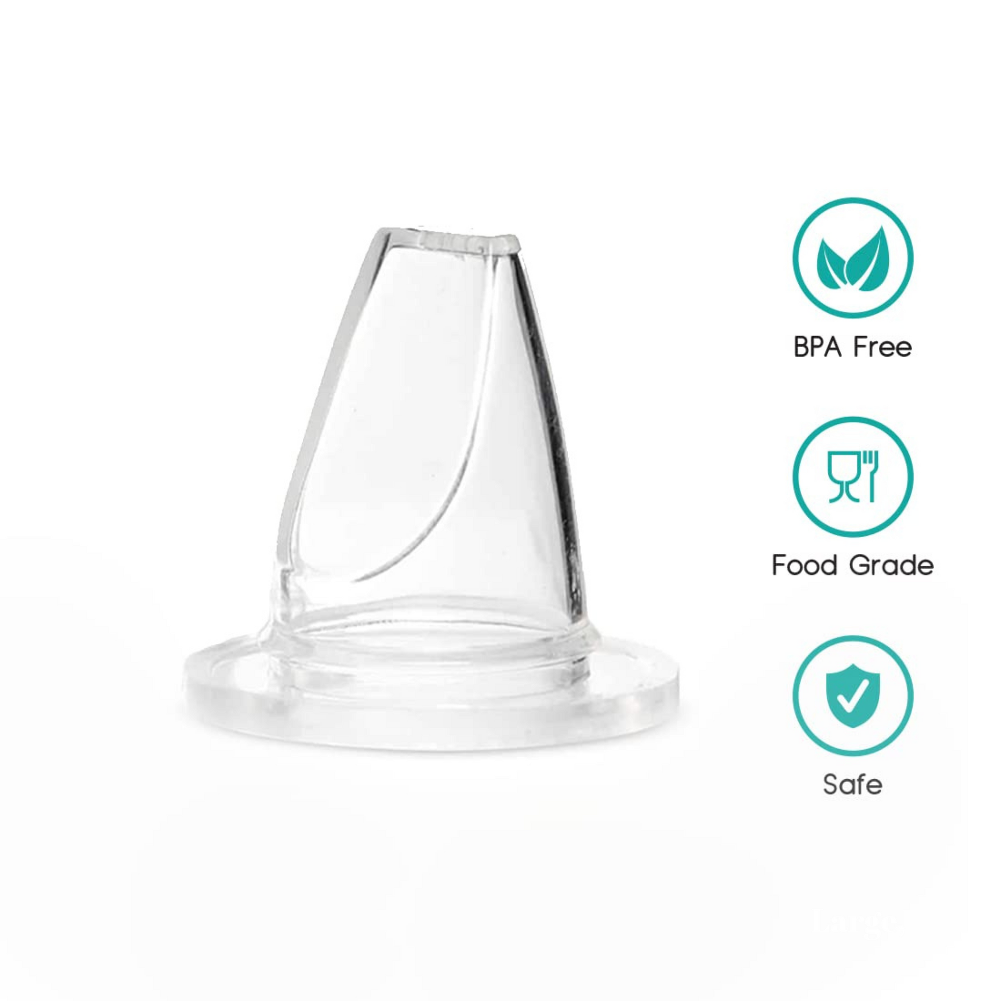 Buddsbuddy Combo of 2 BPA Free Regular Neck Soft Silicone Sipper Spout Teat, BB7196