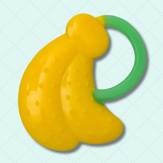 Small Wonder Banana Silicone Teether YELLOW Color