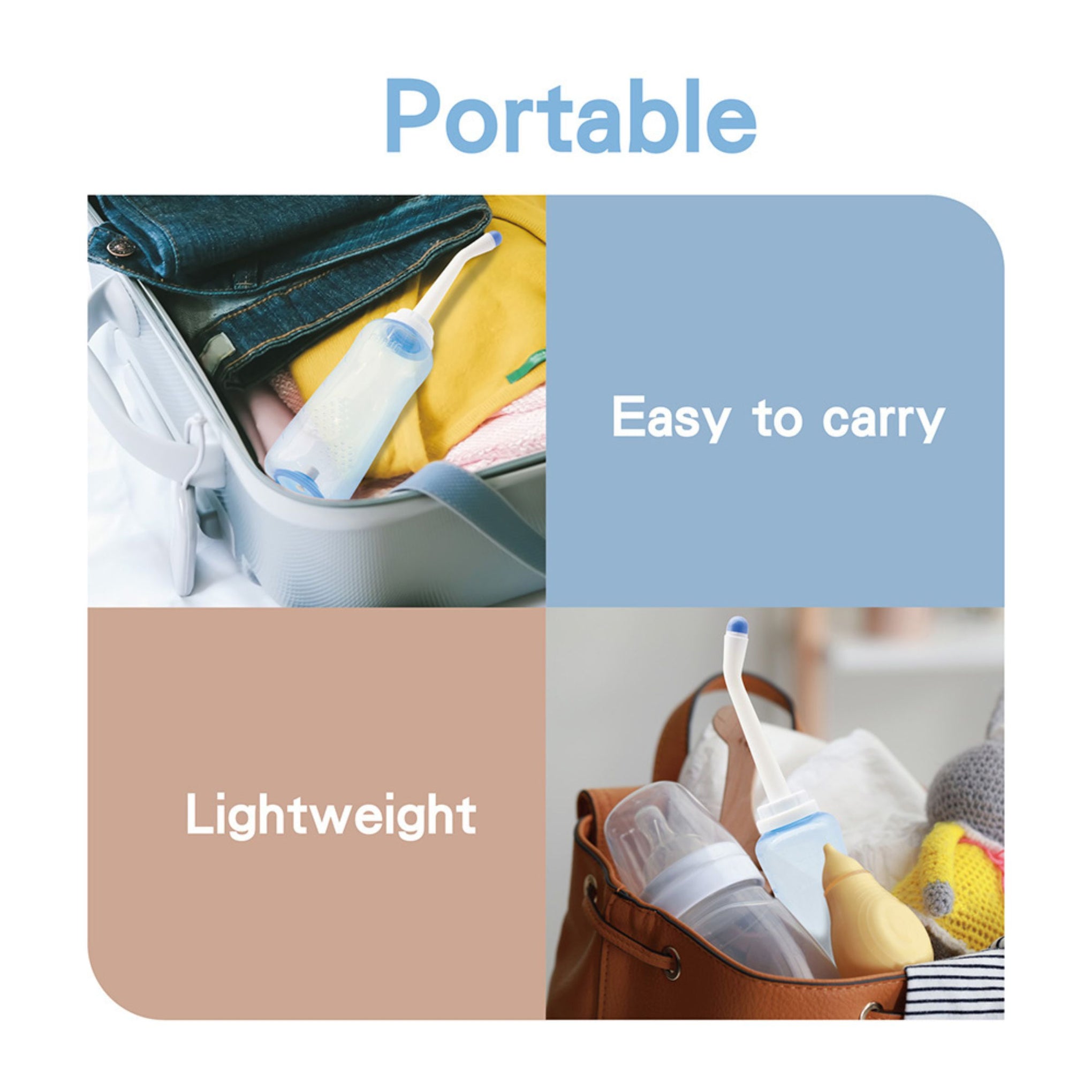 Farlin Peri Bottle for Postpartum & Baby Care | Gentle Spray, Dual Nozzles, Food-Grade PP | Mother’s Daily Helper