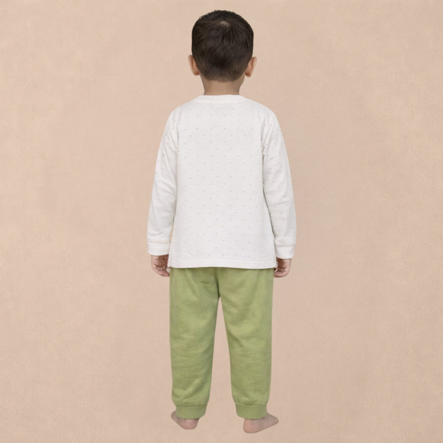 ZERO Baby Teddy Bear T-Shirt & Jogger Set – Soft Cotton Loungewear for Babies (0–24 Months)