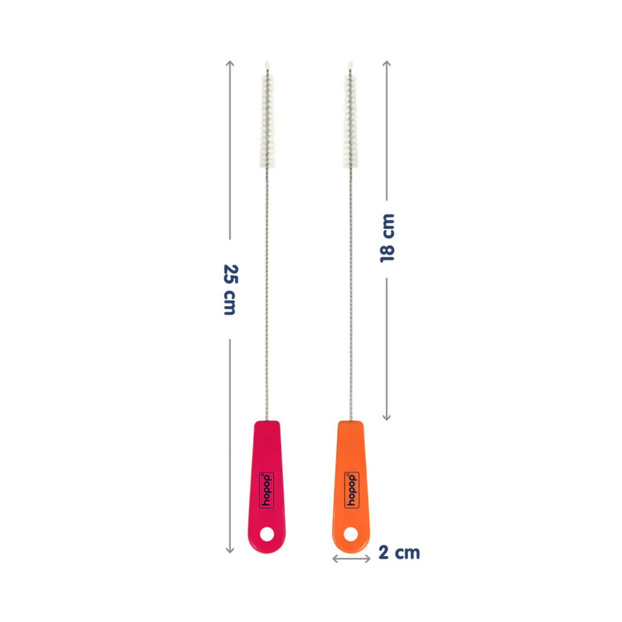 Hopop Easy Straw Cleaning Brush - Pack of 2