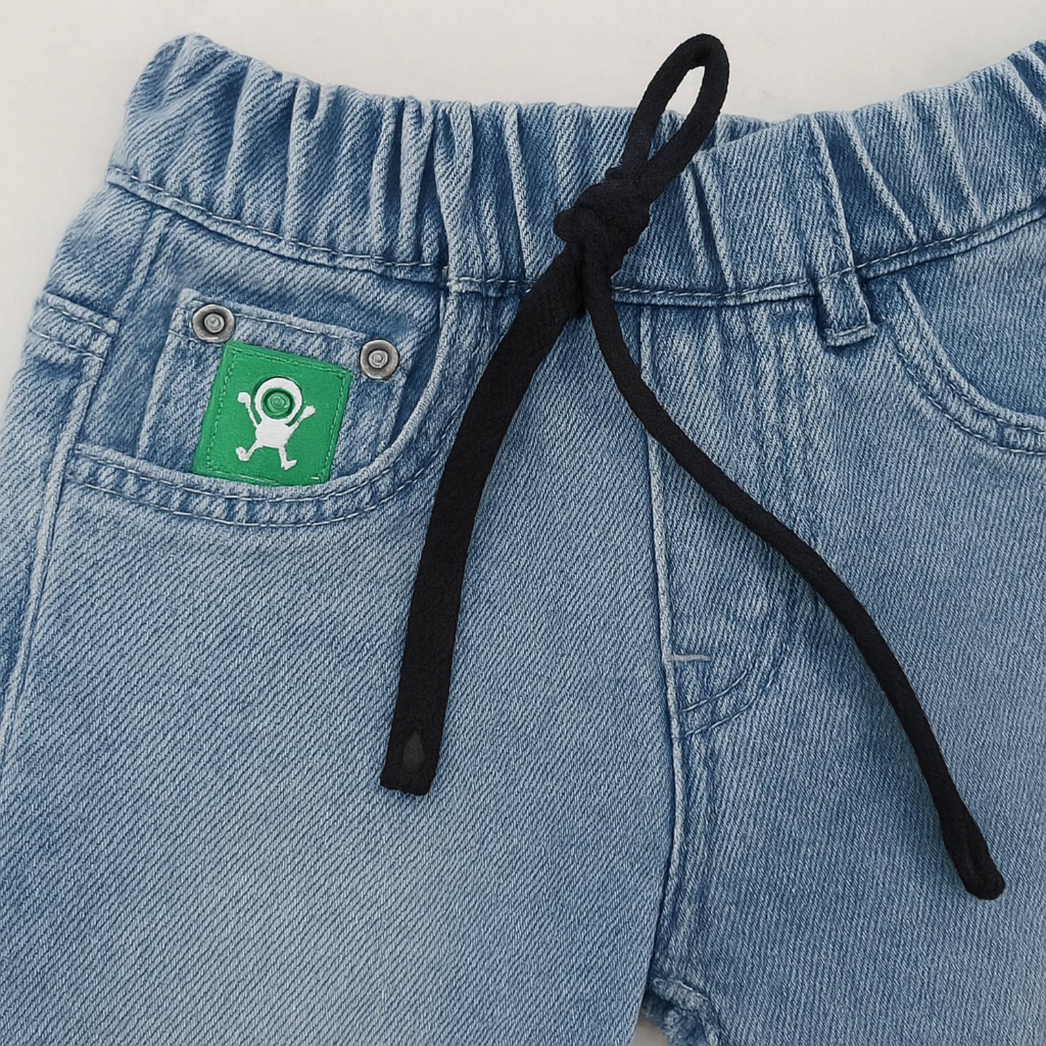 Smile Baby Boys' Denim Jeans – Light & Dark Denim | Age 5–12 Years