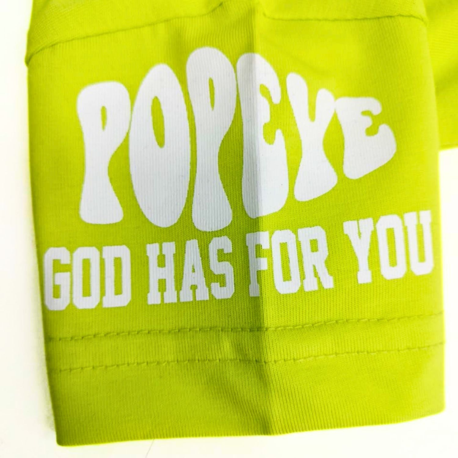 COOLEST Popeye Printed T-Shirt for Boys | Age 12 Months – 4 Years | Bottle Green & Neon Green