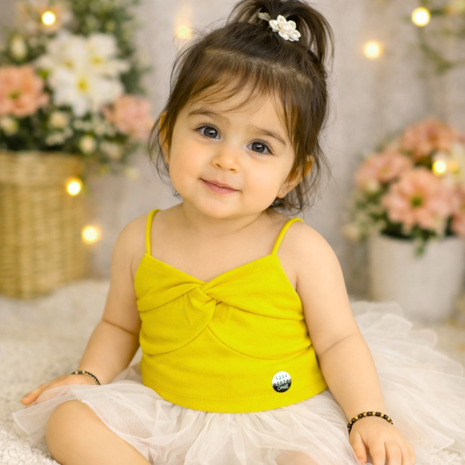 Reverse X-Treme Girls Knot Camisole Top | Stylish Strap Crop Top for Girls | Soft Stretch Summer Top (18 Months – 12 Years)