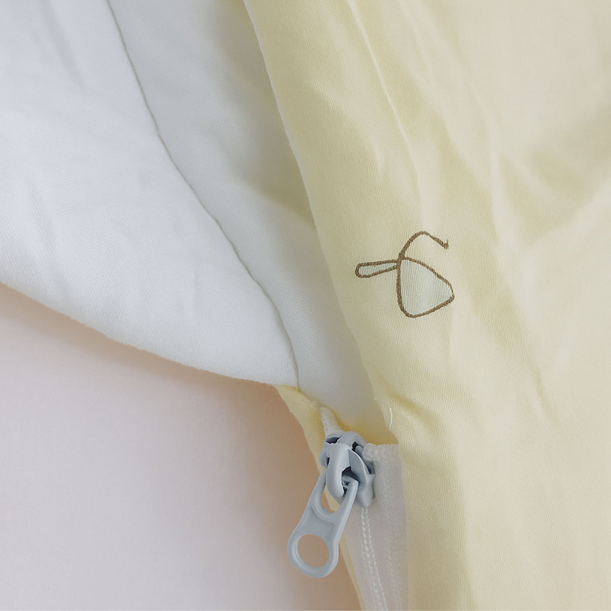 Smile Baby Soft Baby Sleeping Bag with Hood – Cozy Wrap for Newborns & Infants (0–6 Months) | Available in Yellow & Pink Colors