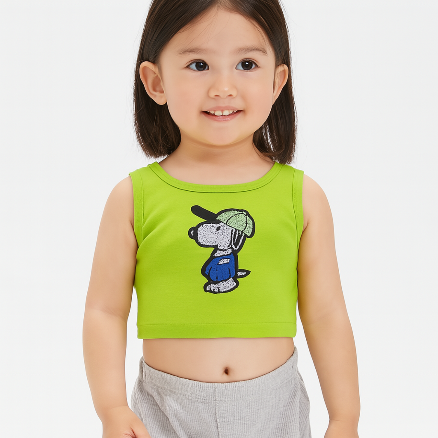 Reverse Xtreme Girls’ Stylish Cotton Crop Top – Age 1–12 Years | Back Cross Design | Red, Neon Green, Parrot Apple & Black
