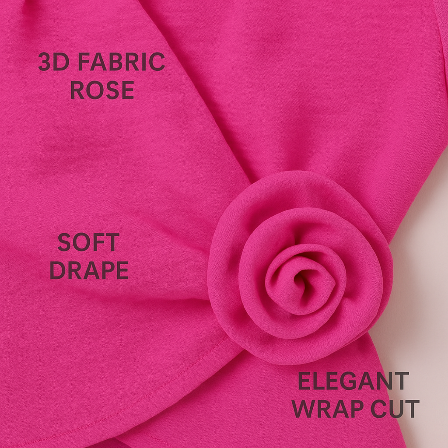 Reverse Xtreme Girls' Floral Wrap Top – Lime Green & Hot Pink | Ages 4–12