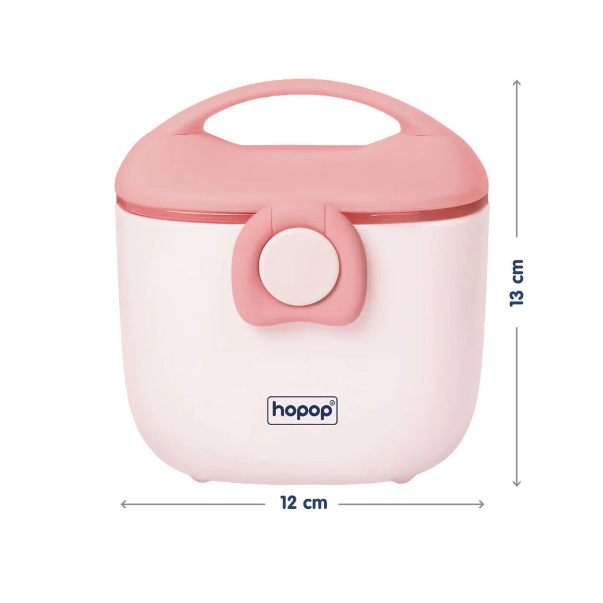 Hopop Milk Powder & Multi-Purpose Food Container -210 ml Pink
