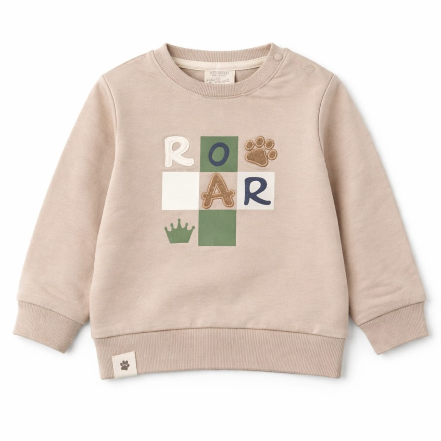 Ollypop ROAR Kids Sweatshirt & Jogger Set – Soft Cotton Co-Ord Outfit for Boys (Little Lion)