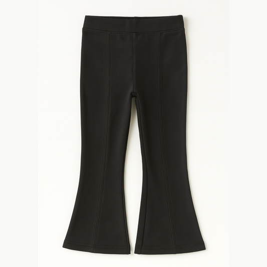 REVERSE X-TREME Girls’ Flared Jeggings – Off-White & Black – Ages 3 to 14 Years