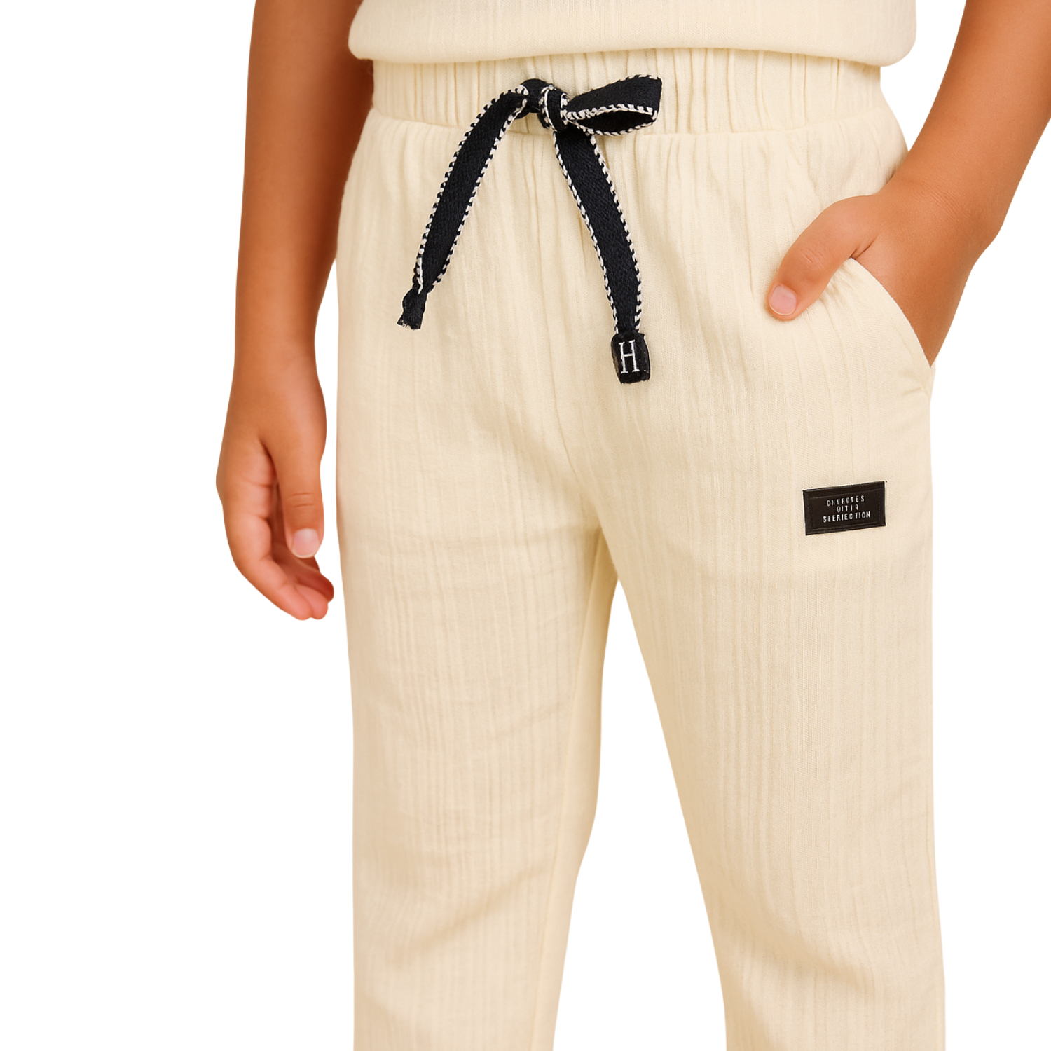 GUSTO Boys Cotton Kurta Pajama Set – Fawn, Brown, Cream & P. Green | Ages 6M–3Y