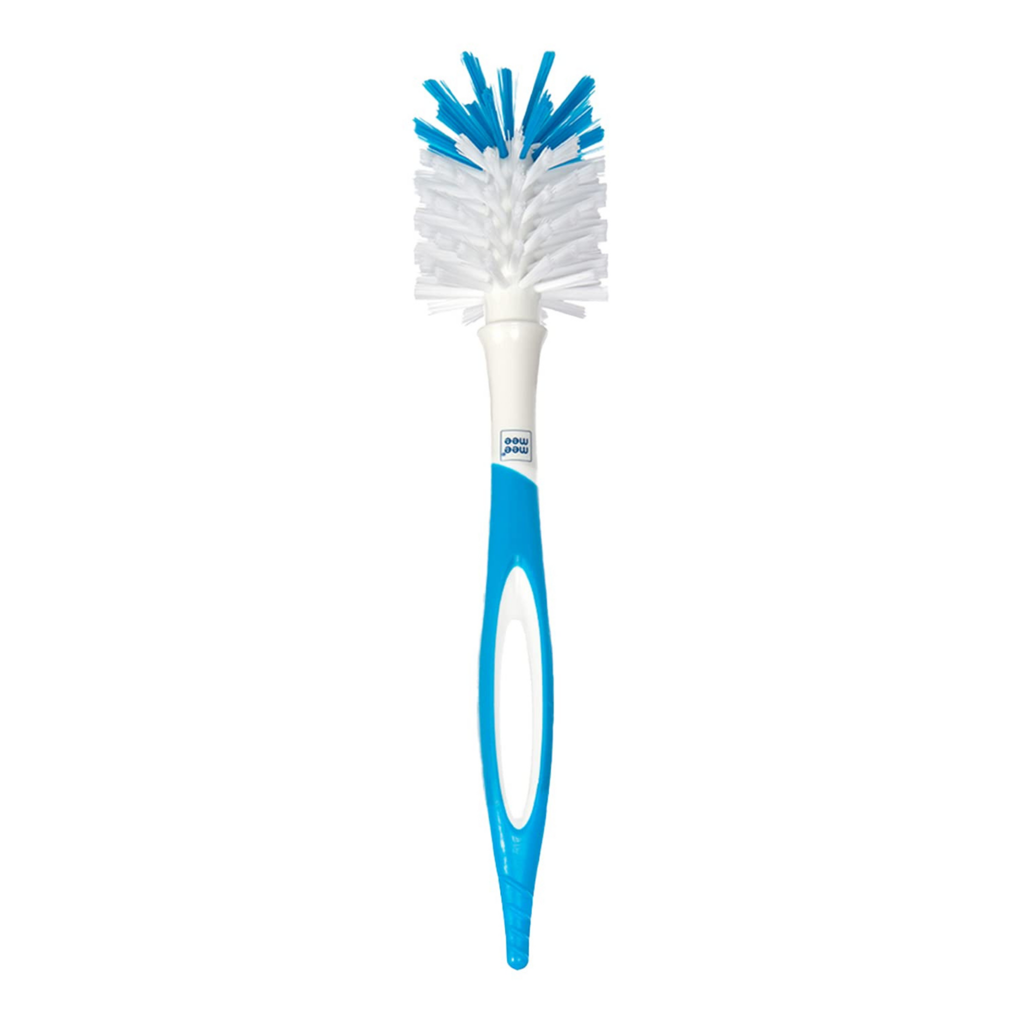 Mee Mee 360° Movable Nylon Bristle Baby Feeding Bottle & Nipple Cleaning Brush | Ergonomic Handle | Easy to Clean Bottle Corners for Narrow Neck & Wide Neck | BPA Free, Easy Hanging Storage