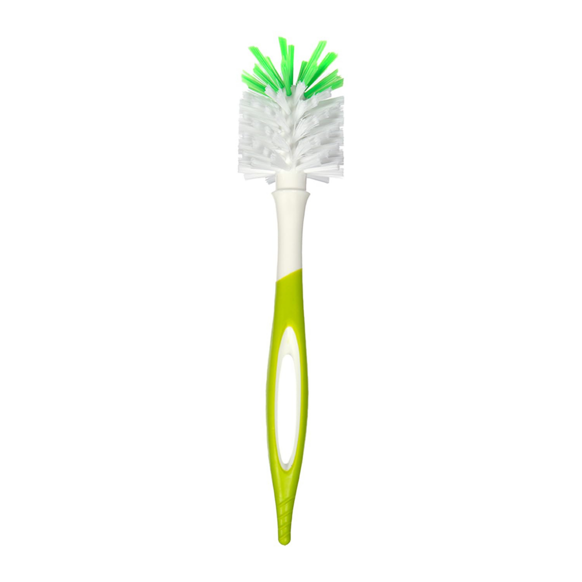 Mee Mee 360° Movable Nylon Bristle Baby Feeding Bottle & Nipple Cleaning Brush | Ergonomic Handle | Easy to Clean Bottle Corners for Narrow Neck & Wide Neck | BPA Free, Easy Hanging Storage